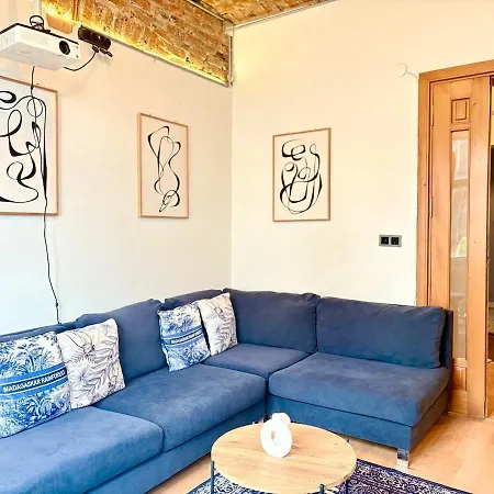 Apartment High Ceiling Cozy With 3 Bedroom Beyoglu